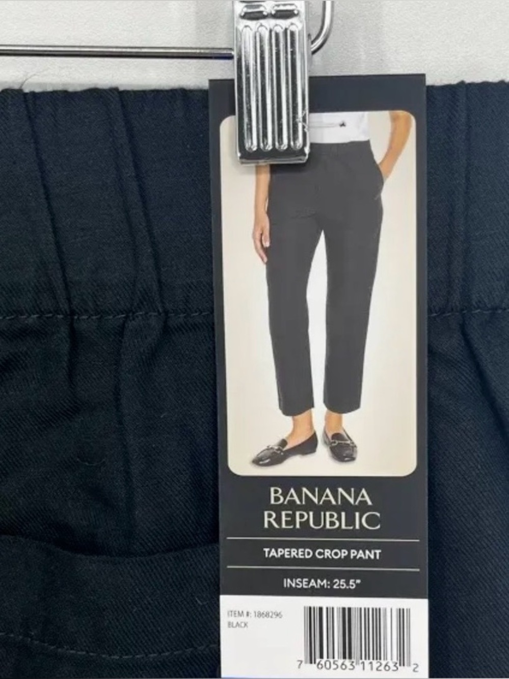 Banana Republic Black Women’s Tapered Ankle/Crop Pants XXL